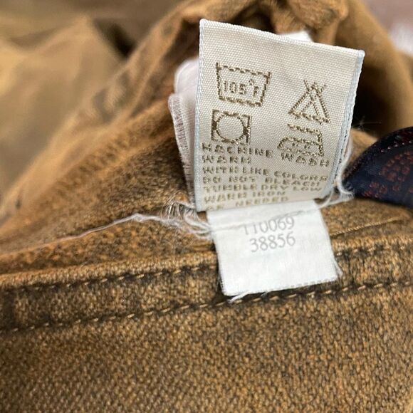 THE TERRITORY AHEAD Men’s Lined Barn Chore Jacket Coat Size Medium Brown READ - Picture 15 of 15